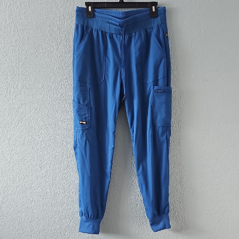 Grey's Anatomy Blue Spandex Stretch Scrub Pants